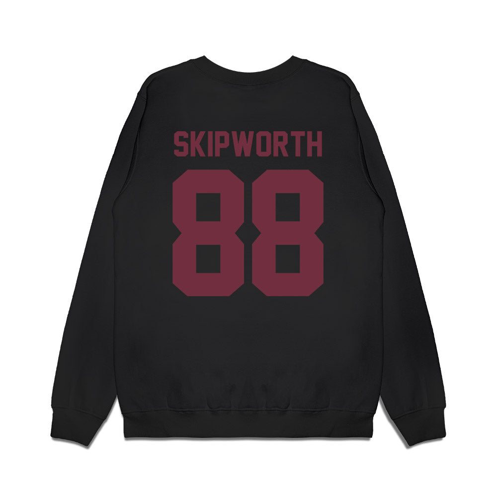 Mississippi State - NCAA Football : Joeseph Skipworth - Vintage Helmet Premium Crewneck Sweatshirt-1