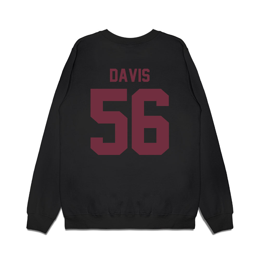 Mississippi State - NCAA Football : Wesley Davis - Vintage Helmet Premium Crewneck Sweatshirt-1