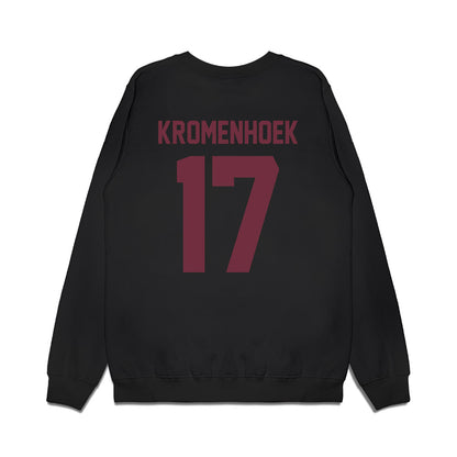 Mississippi State - NCAA Football : Luke Kromenhoek - Vintage Helmet Premium Crewneck Sweatshirt-1