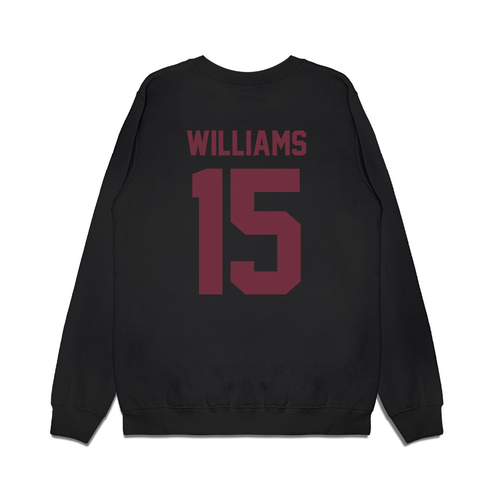 Mississippi State - NCAA Football : Jayven Williams - Vintage Helmet Premium Crewneck Sweatshirt-1