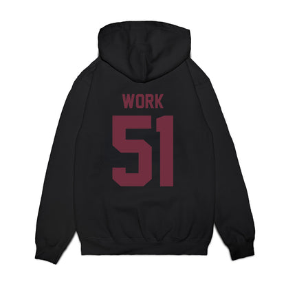 Mississippi State - NCAA Football : Luke Work - Vintage Helmet Premium Hooded Sweatshirt-1