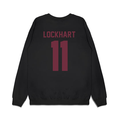 Mississippi State - NCAA Football : Tyler Lockhart - Vintage Helmet Premium Crewneck Sweatshirt-1