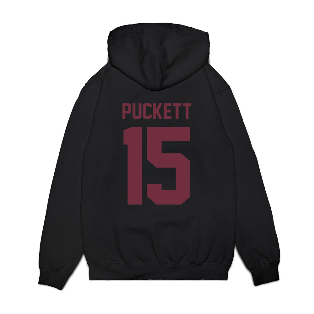 Mississippi State - NCAA Football : Parker Puckett - Vintage Helmet Premium Hooded Sweatshirt-1