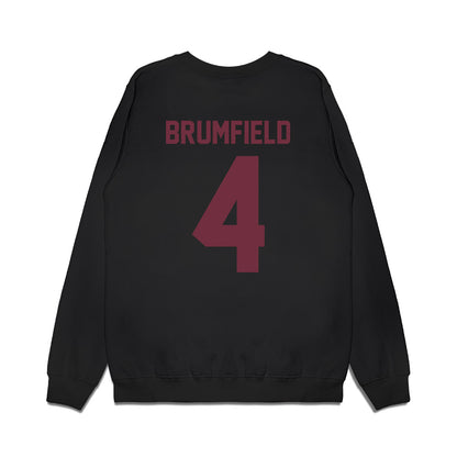 Mississippi State - NCAA Football : DeAgo Brumfield - Vintage Helmet Premium Crewneck Sweatshirt-1