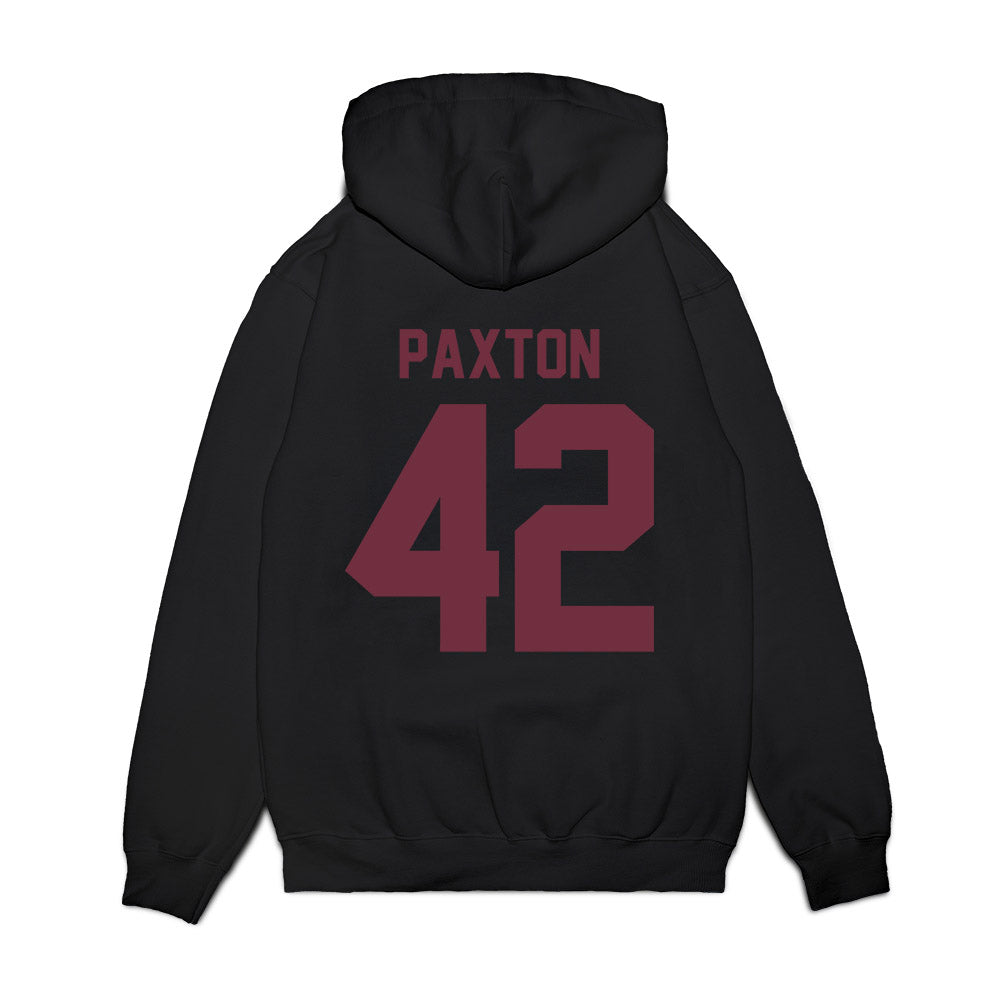 Mississippi State - NCAA Football : Sam Paxton - Vintage Helmet Premium Hooded Sweatshirt-1