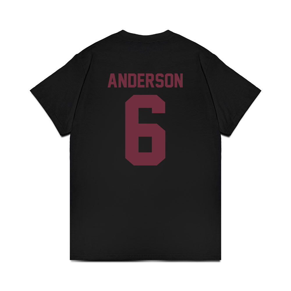 Mississippi State - NCAA Football : Deonte Anderson - Vintage Helmet Comfort Colors T-Shirt-1