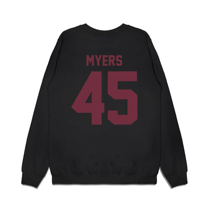 Mississippi State - NCAA Football : Ethan Myers - Vintage Helmet Premium Crewneck Sweatshirt-1