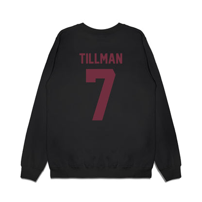 Mississippi State - NCAA Football : Zakari Tillman - Vintage Helmet Premium Crewneck Sweatshirt-1