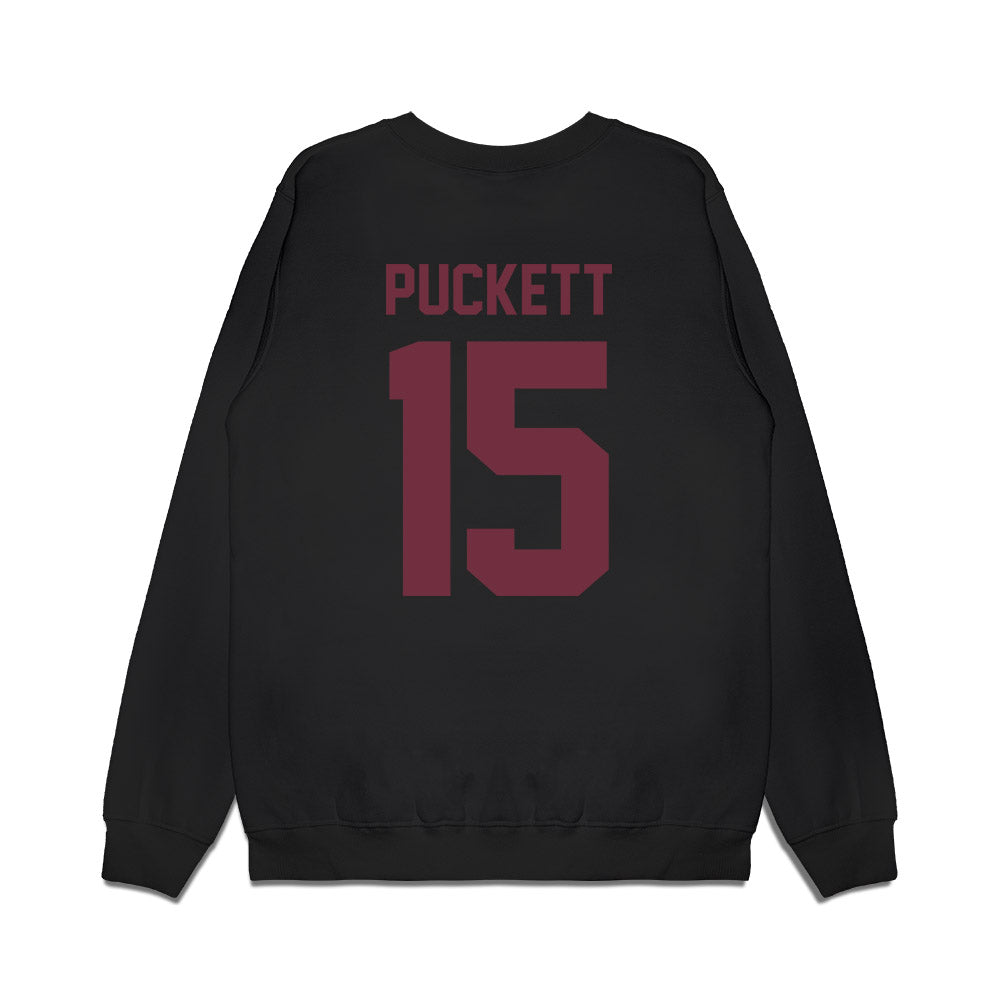 Mississippi State - NCAA Football : Parker Puckett - Vintage Helmet Premium Crewneck Sweatshirt-1