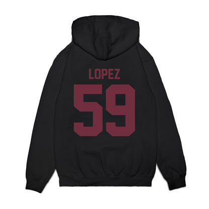 Mississippi State - NCAA Football : Alex Lopez - Vintage Helmet Premium Hooded Sweatshirt-1