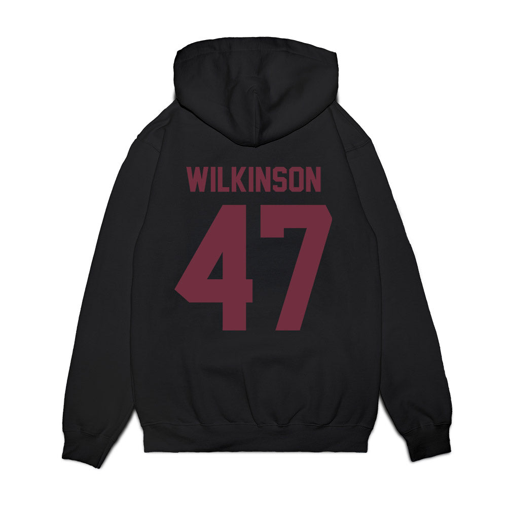 Mississippi State - NCAA Football : William Wilkinson - Vintage Helmet Premium Hooded Sweatshirt-1