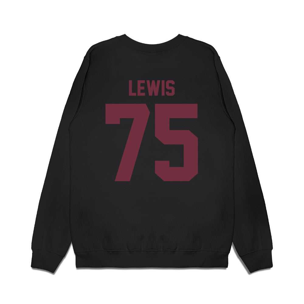 Mississippi State - NCAA Football : Percy Lewis - Vintage Helmet Premium Crewneck Sweatshirt-1
