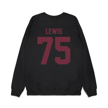 Mississippi State - NCAA Football : Percy Lewis - Vintage Helmet Premium Crewneck Sweatshirt-1
