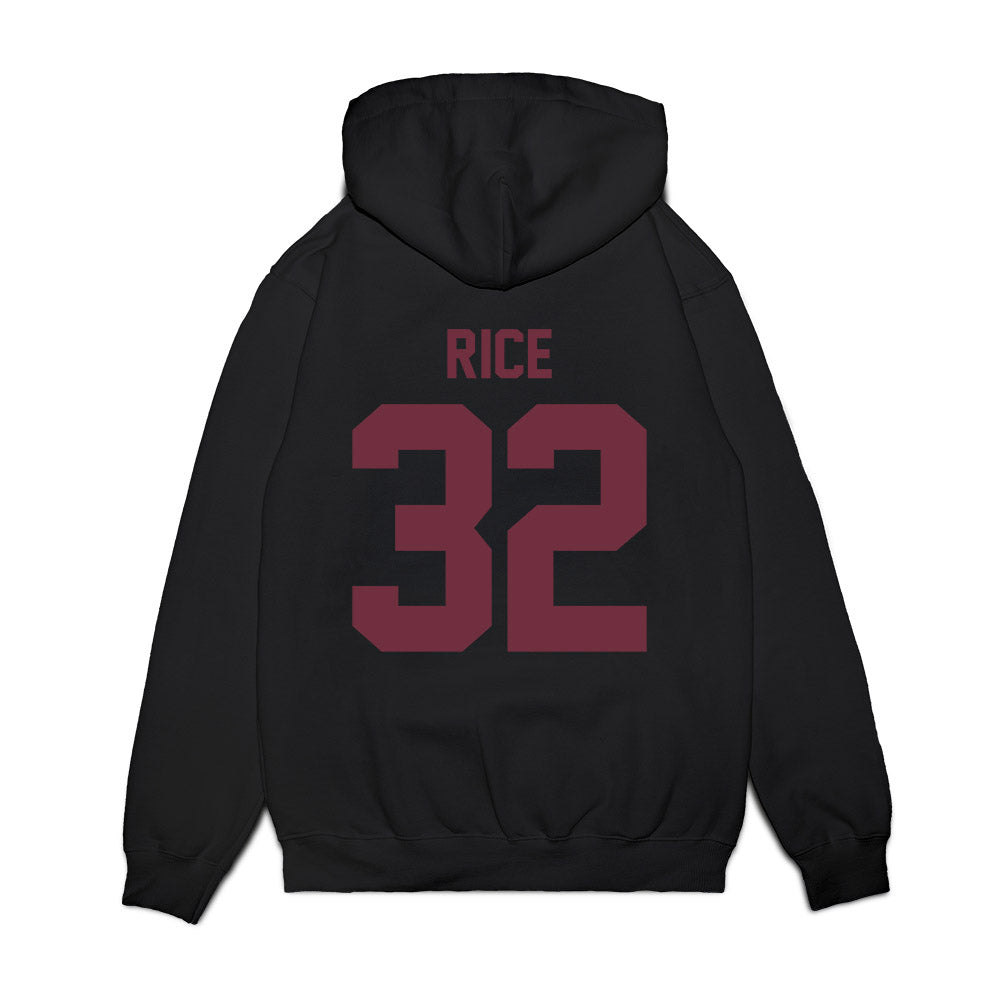 Mississippi State - NCAA Football : AJ Rice - Vintage Helmet Premium Hooded Sweatshirt-1