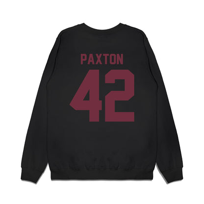 Mississippi State - NCAA Football : Sam Paxton - Vintage Helmet Premium Crewneck Sweatshirt-1