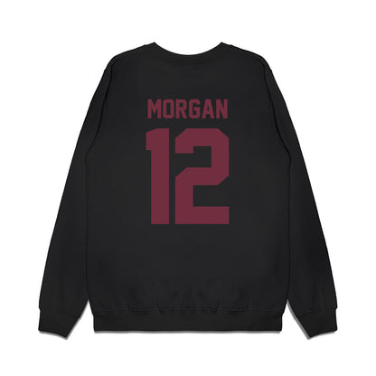 Mississippi State - NCAA Football : Asher Morgan - Vintage Helmet Premium Crewneck Sweatshirt-1