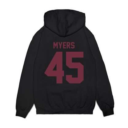 Mississippi State - NCAA Football : Ethan Myers - Vintage Helmet Premium Hooded Sweatshirt-1