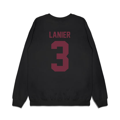 Mississippi State - NCAA Football : Brylo Lanier - Vintage Helmet Premium Crewneck Sweatshirt-1