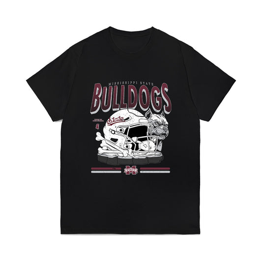 Mississippi State - NCAA Football : Isaiah Mitchell - Vintage Helmet Comfort Colors T-Shirt-0