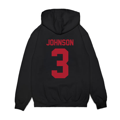 Utah - NCAA Football : Nate Johnson - Vintage Helmet Premium Hooded Sweatshirt-1