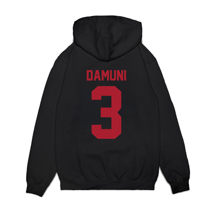 Utah - NCAA Football : Levani Damuni - Vintage Helmet Premium Hooded Sweatshirt-1