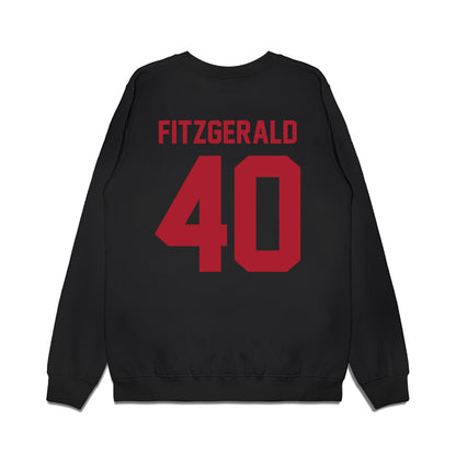 Utah - NCAA Football : Paul Fitzgerald - Vintage Helmet Premium Crewneck Sweatshirt-1