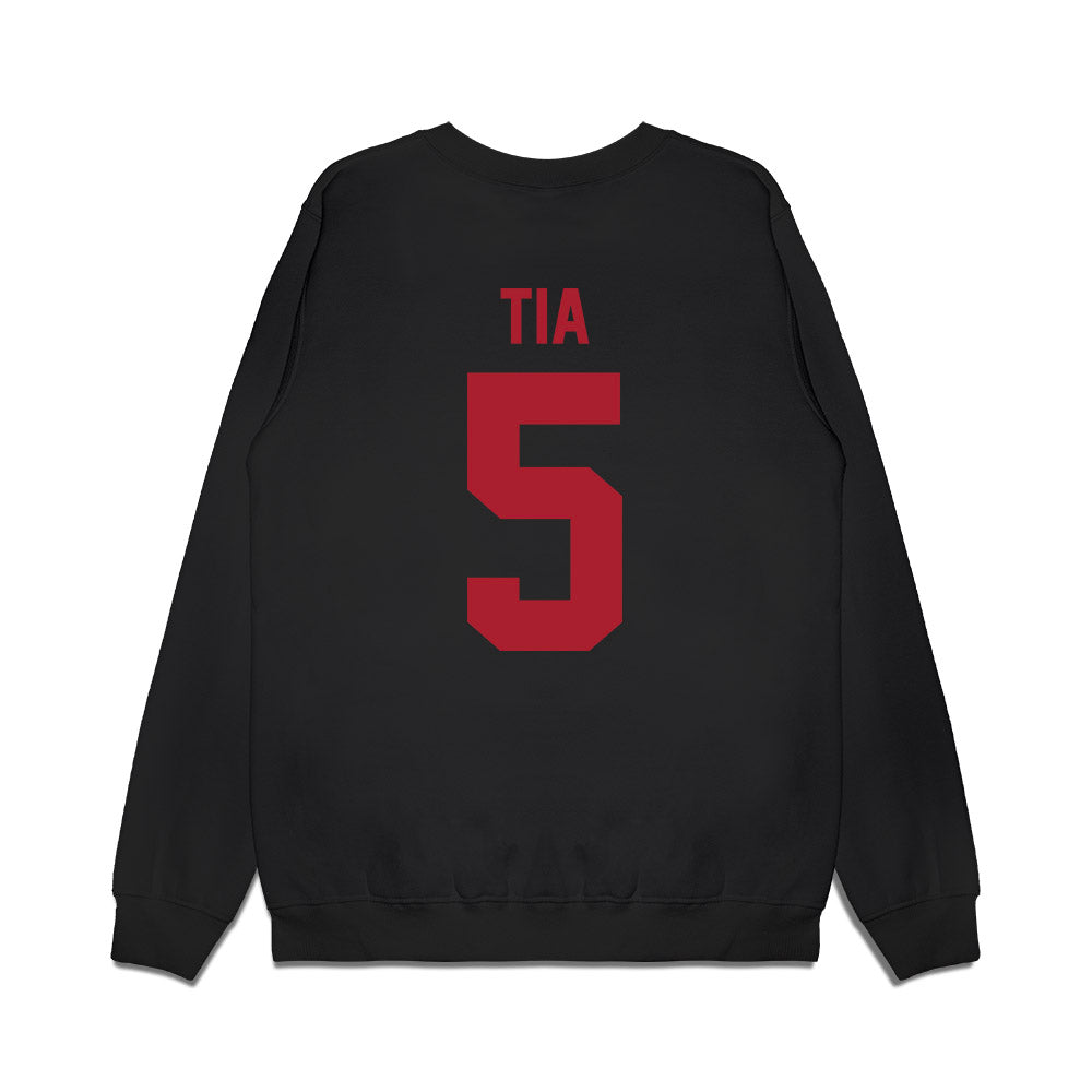 Utah - NCAA Football : Otto Tia - Vintage Helmet Premium Crewneck Sweatshirt-1