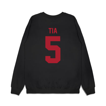 Utah - NCAA Football : Otto Tia - Vintage Helmet Premium Crewneck Sweatshirt-1