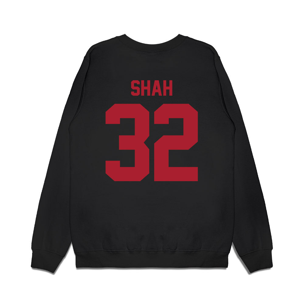 Utah - NCAA Football : Omar Shah - Vintage Helmet Premium Crewneck Sweatshirt-1