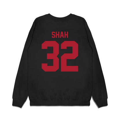 Utah - NCAA Football : Omar Shah - Vintage Helmet Premium Crewneck Sweatshirt-1