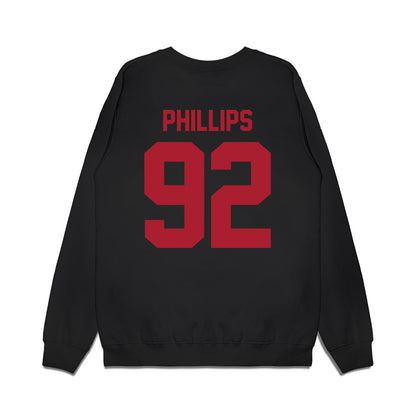Utah - NCAA Football : Orion Phillips - Vintage Helmet Premium Crewneck Sweatshirt-1