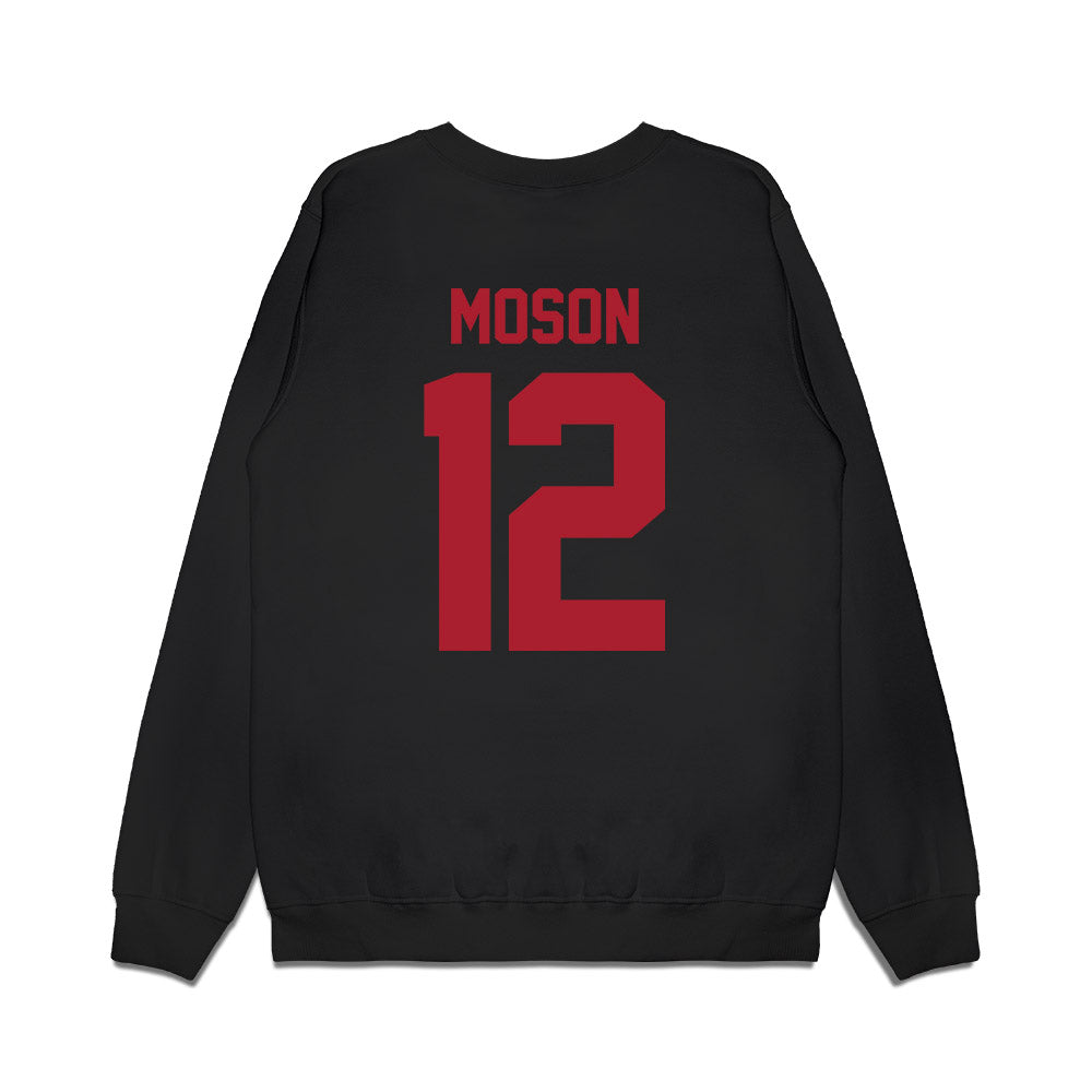 Utah - NCAA Football : Jaylen Moson - Vintage Helmet Premium Crewneck Sweatshirt-1