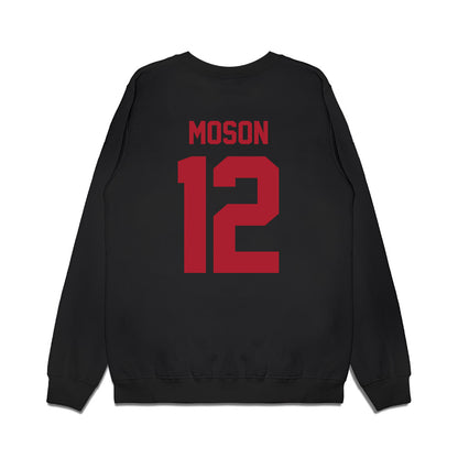 Utah - NCAA Football : Jaylen Moson - Vintage Helmet Premium Crewneck Sweatshirt-1