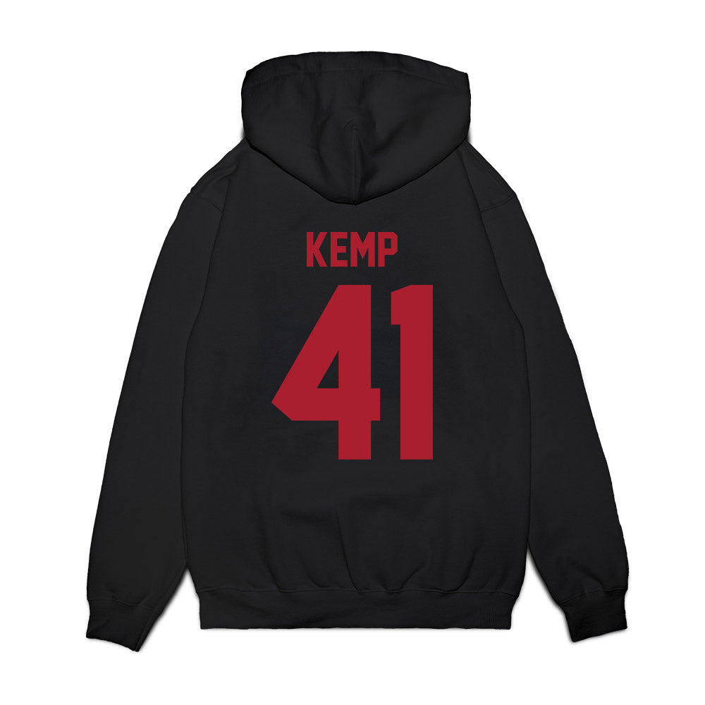 Utah - NCAA Football : Ryker Kemp - Vintage Helmet Premium Hooded Sweatshirt-1