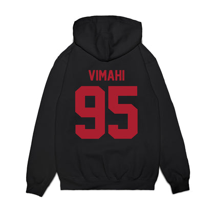 Utah - NCAA Football : Aliki Vimahi - Vintage Helmet Premium Hooded Sweatshirt-1