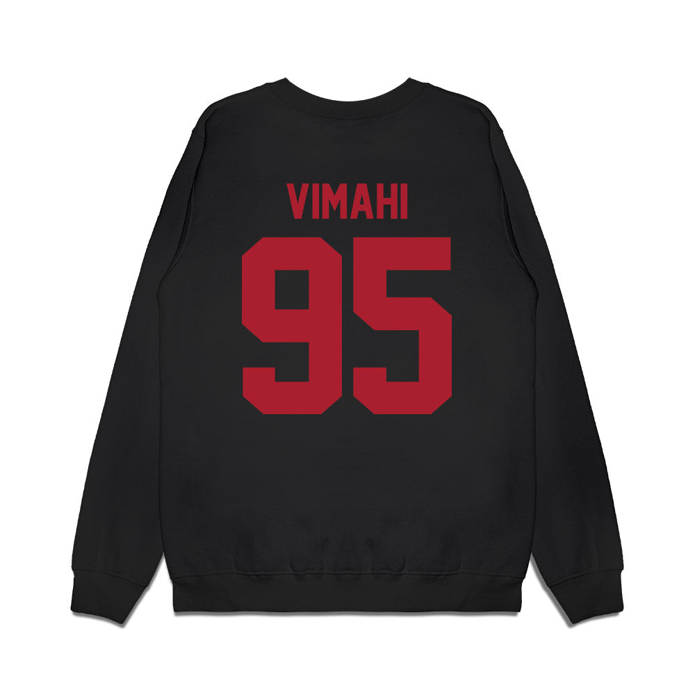 Utah - NCAA Football : Aliki Vimahi - Vintage Helmet Premium Crewneck Sweatshirt-1