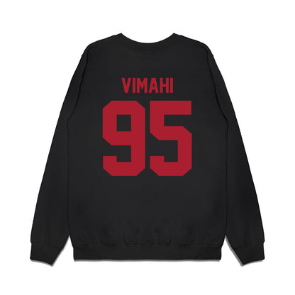 Utah - NCAA Football : Aliki Vimahi - Vintage Helmet Premium Crewneck Sweatshirt-1