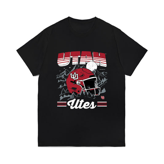 Utah - NCAA Football : Joseph Cheek - Vintage Helmet Comfort Colors T-Shirt-0