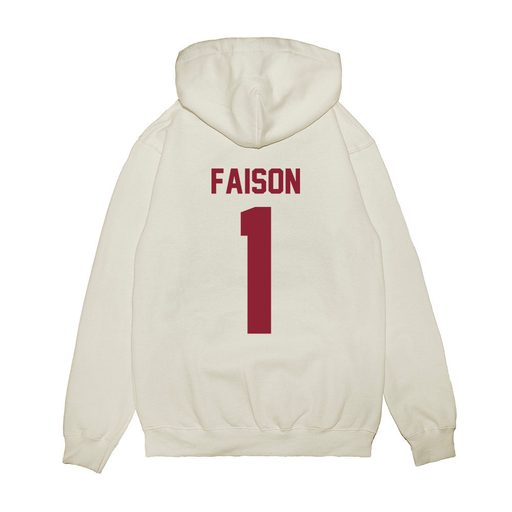 South Carolina - NCAA Football : Rahsul Faison - Vintage Helmet Premium Hooded Sweatshirt-1