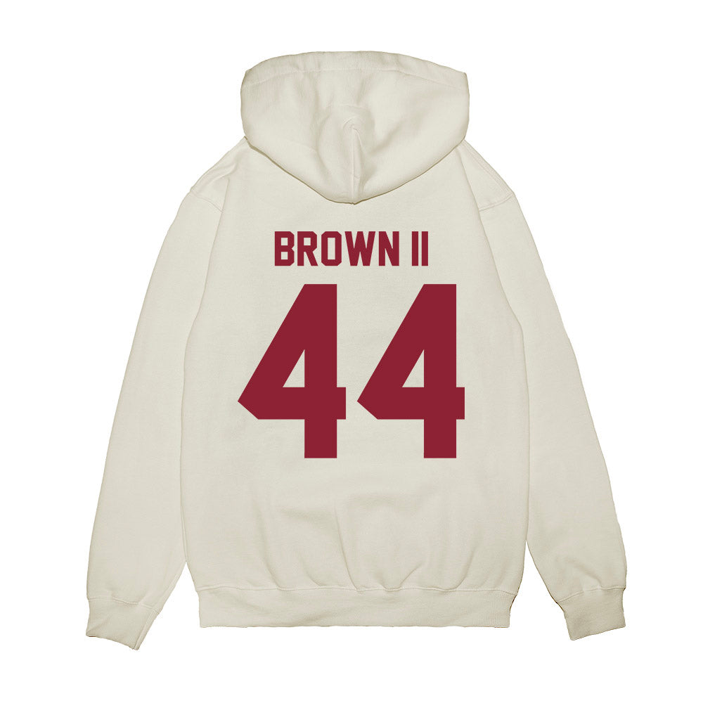 South Carolina - NCAA Football : Maurice Brown - Vintage Helmet Premium Hooded Sweatshirt-1
