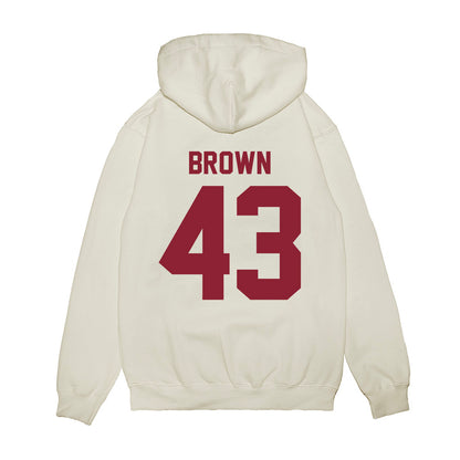 South Carolina - NCAA Football : Tony Brown - Vintage Helmet Premium Hooded Sweatshirt-1