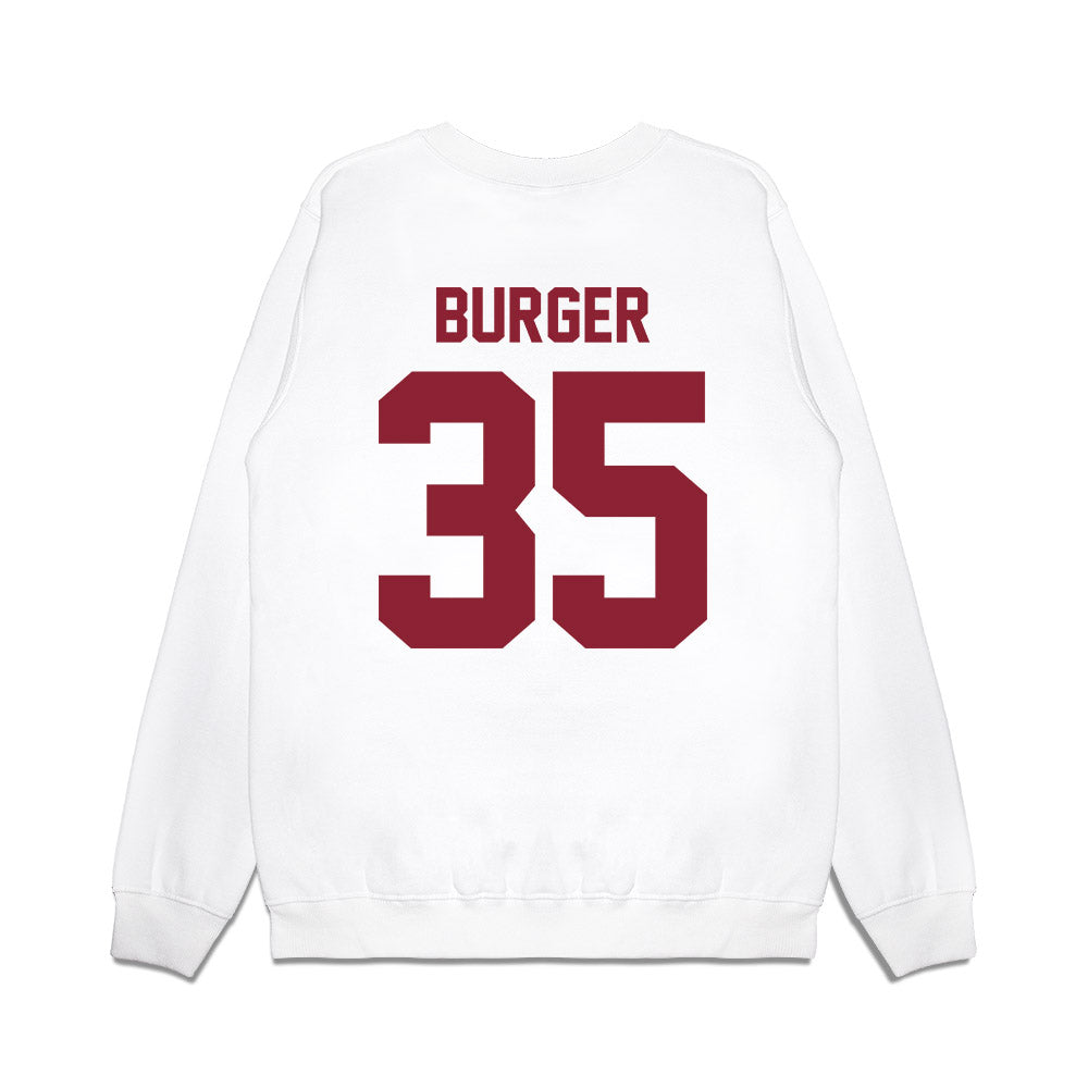 South Carolina - NCAA Football : Jackson Burger - Vintage Helmet Premium Crewneck Sweatshirt-1