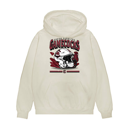 South Carolina - NCAA Football : Anthony Addison - Vintage Helmet Premium Hooded Sweatshirt-0