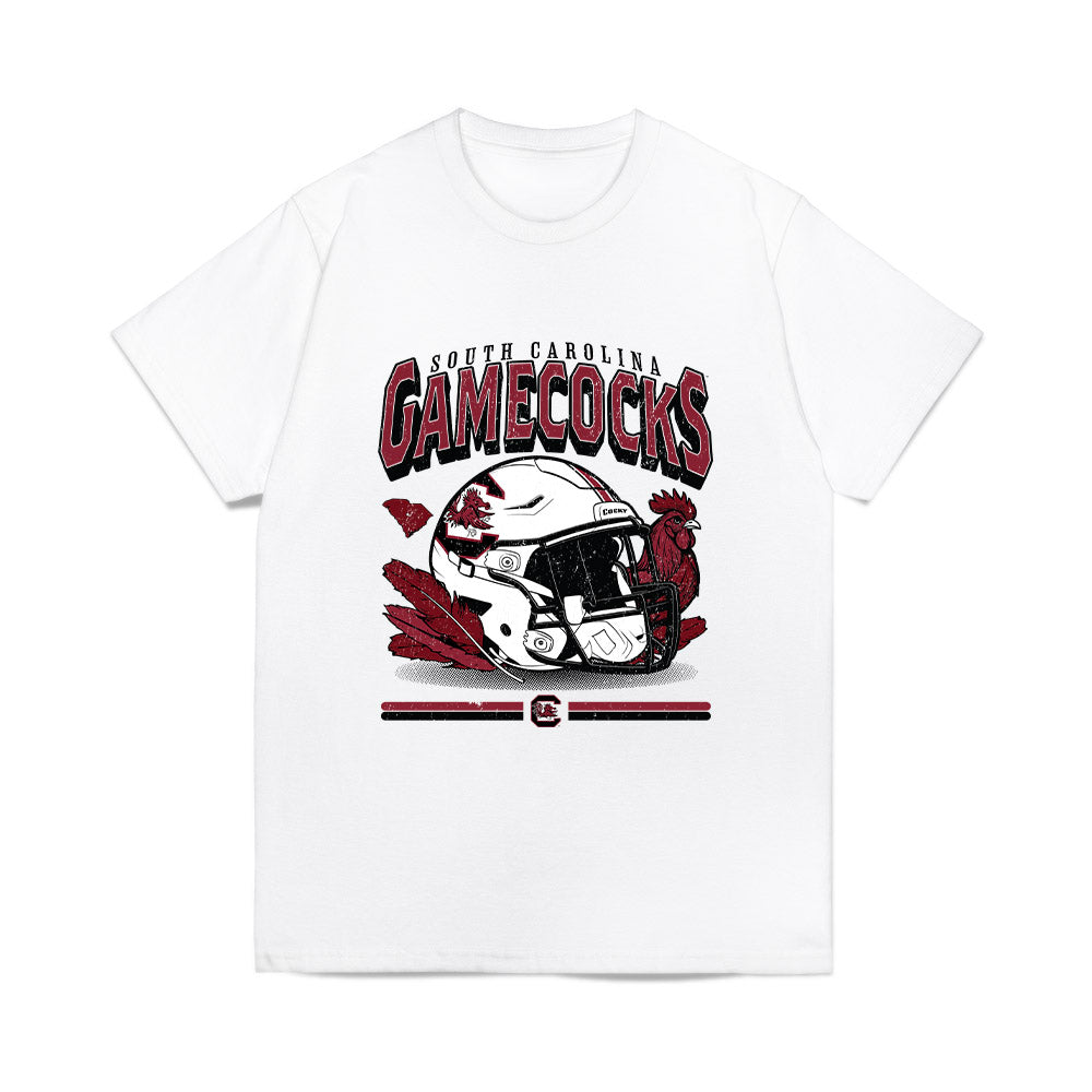 South Carolina - NCAA Football : Nathan Harris-Waynick - Vintage Helmet Comfort Colors T-Shirt-0
