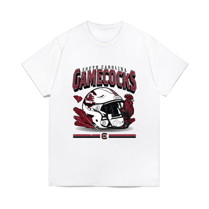 South Carolina - NCAA Football : Nathan Harris-Waynick - Vintage Helmet Comfort Colors T-Shirt-0