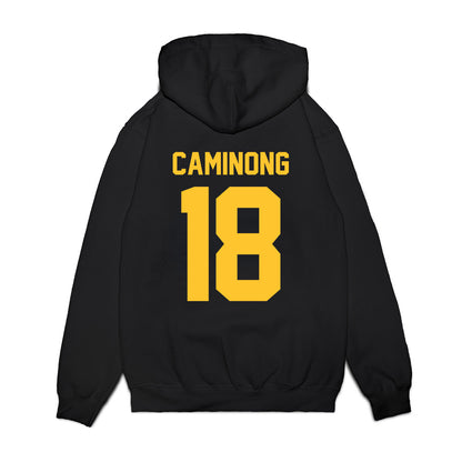 UC Berkeley - NCAA Football : EJ Caminong - Vintage Helmet Premium Hooded Sweatshirt-1