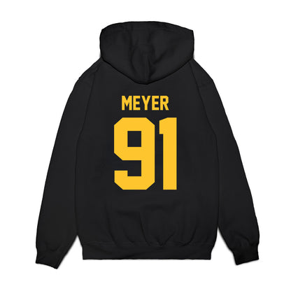 UC Berkeley - NCAA Football : Chase Meyer - Vintage Helmet Premium Hooded Sweatshirt-1