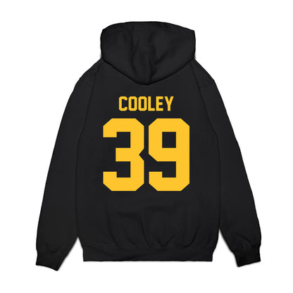 UC Berkeley - NCAA Football : Michael Cooley - Vintage Helmet Premium Hooded Sweatshirt-1