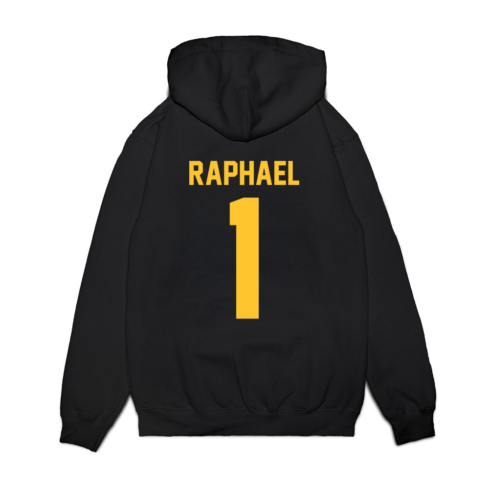 UC Berkeley - NCAA Football : Kendrick Raphael - Vintage Helmet Premium Hooded Sweatshirt-1