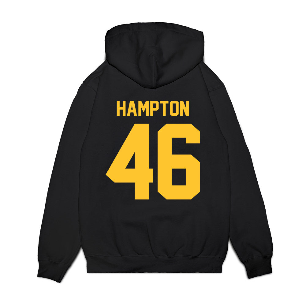 UC Berkeley - NCAA Football : Aaron Hampton - Vintage Helmet Premium Hooded Sweatshirt-1